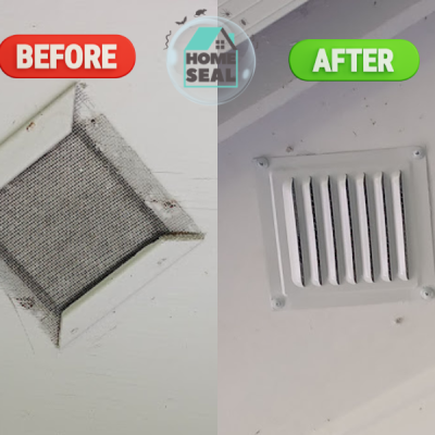 Replacing Old Vent for Rodent Intrusion